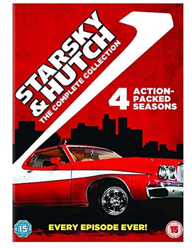 Red DVD cover featuring a red and white car against a city skyline.