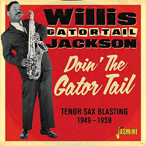 CD cover with a man playing saxophone against a red background.
