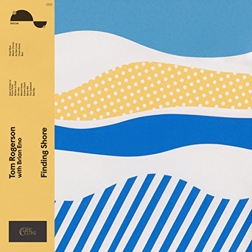 CD cover for "Finding Shore" by Rogerson, Tom & Brian Eno, abstract waves.
