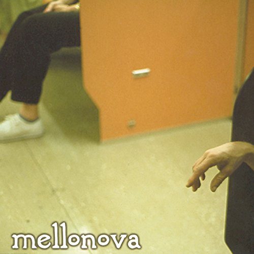 CD album cover with a person's hand and leg, featuring "mellonova" text at the bottom.