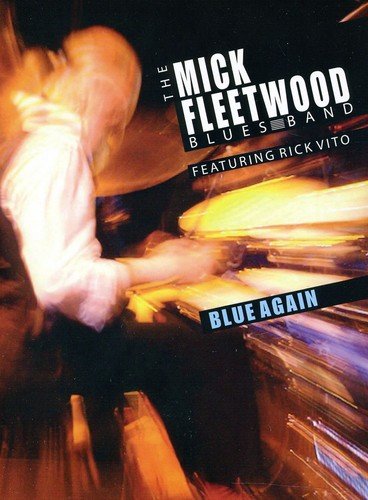 DVD cover for "The Mick Fleetwood Blues Band" with a musician playing piano.