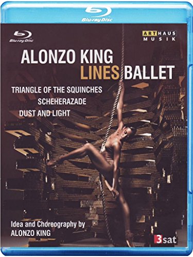 Blue-ray case with dancer on cover, surrounded by rope and metal structure.
