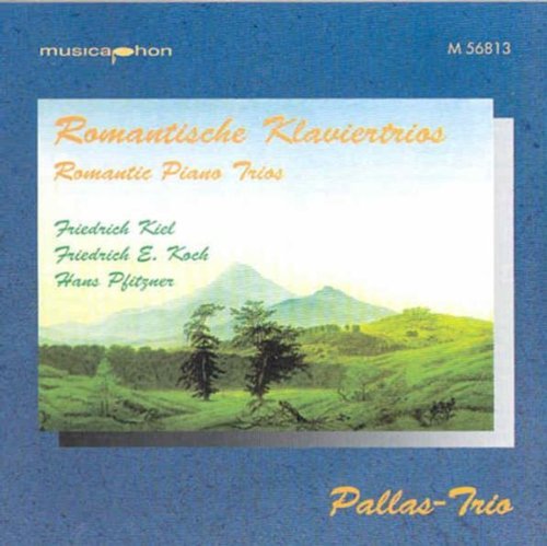 A CD cover featuring a serene landscape with mountains and trees on a blue background.