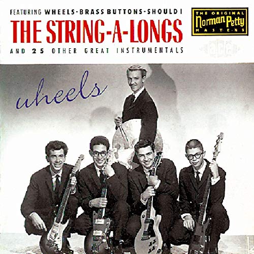 CD cover of The String-a-Longs, featuring a band of young musicians.