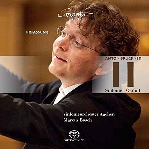 CD cover featuring portrait of conductor Marcus Bosch and text details.