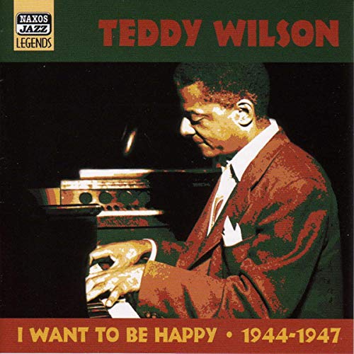 CD cover featuring Teddy Wilson at a piano, with red and black text.