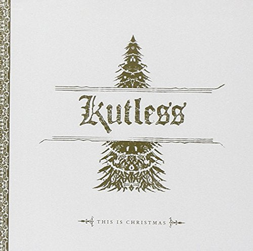 CD cover for Kutless’ “This Is Christmas” with gold tree design.