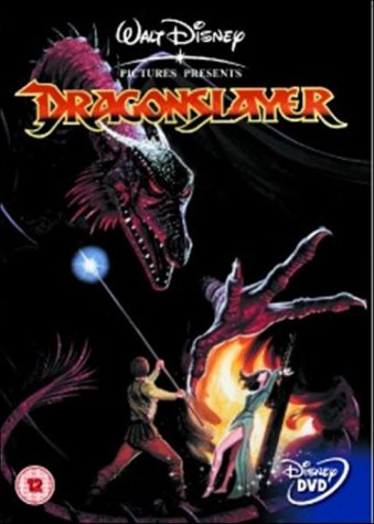 DVD cover art showing a dragon looming over a person holding a glowing staff.
