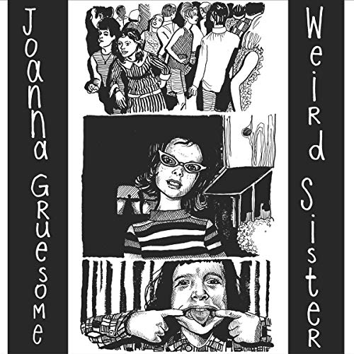 Black and white CD cover with illustrated panels of people and children.