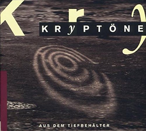 CD cover for “Kryptöne” featuring a spiral design in sand.