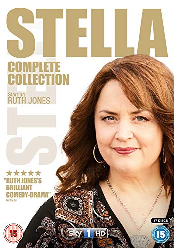 A woman with red hair on a DVD cover with "STELLA COMPLETE COLLECTION" text.