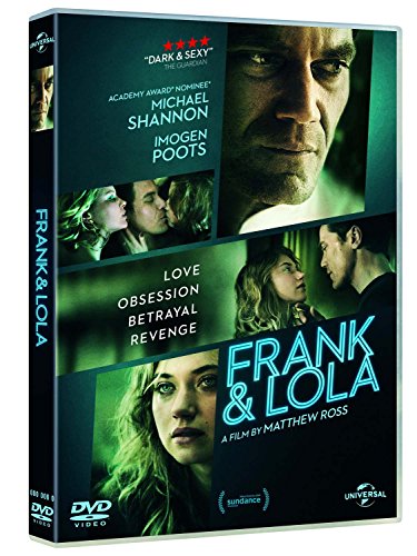 DVD case for "Frank & Lola" with images of actors and title.