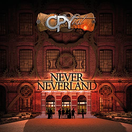 Album cover for Cpyist’s “Never Neverland” featuring a brick building.