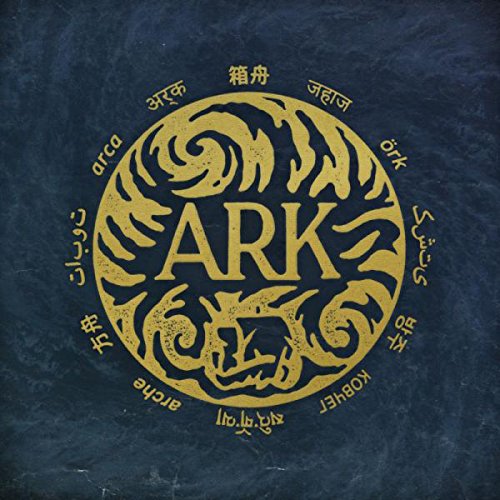 A navy-blue album cover with a gold circular design and the word "ARK" in the center.