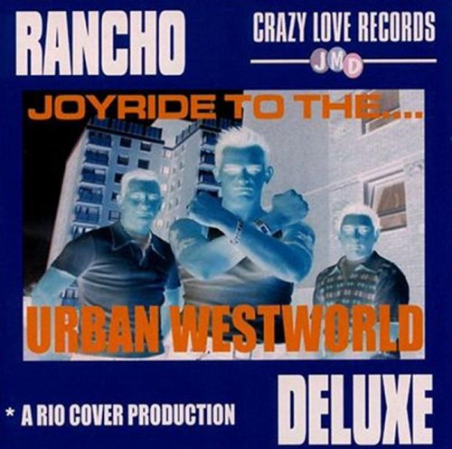 CD cover featuring three men in front of a city skyline.