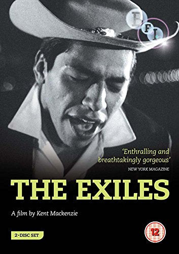 DVD cover for "The Exiles" featuring a man in a hat, looking down.