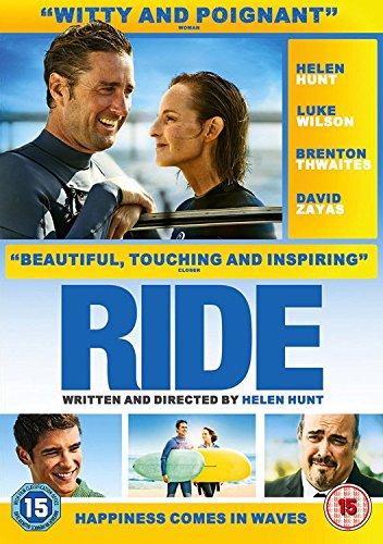 DVD case for "Ride" with a cover featuring a person, likely the main character.