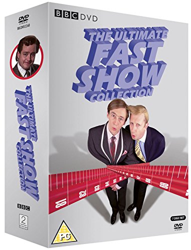 DVD box set for "The Ultimate Fast Show Collection" with two men on the cover.