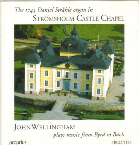 CD cover featuring a yellow castle with black roofs and surrounding gardens.