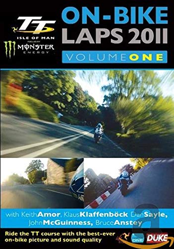 DVD cover for "Tt 2011 On-bike Laps Vol. 1" featuring motorcycle racing.