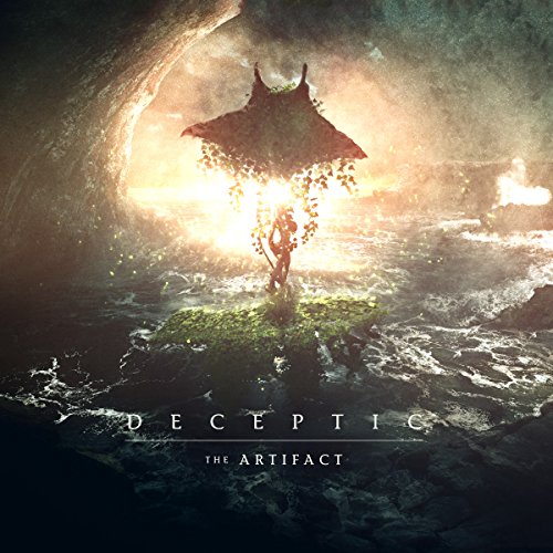 CD cover: a glowing tree on a small island in turbulent water.