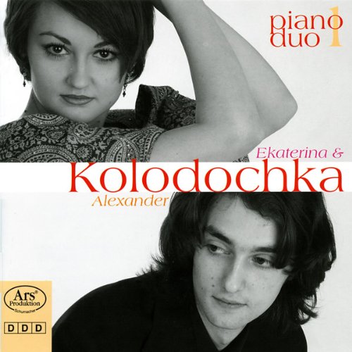 CD cover featuring black-and-white portraits of a man and woman, with red and orange text.