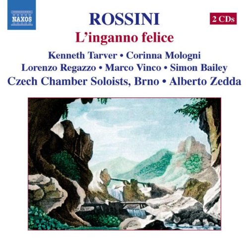Rossini CD cover featuring a scenic landscape painting and artist names.