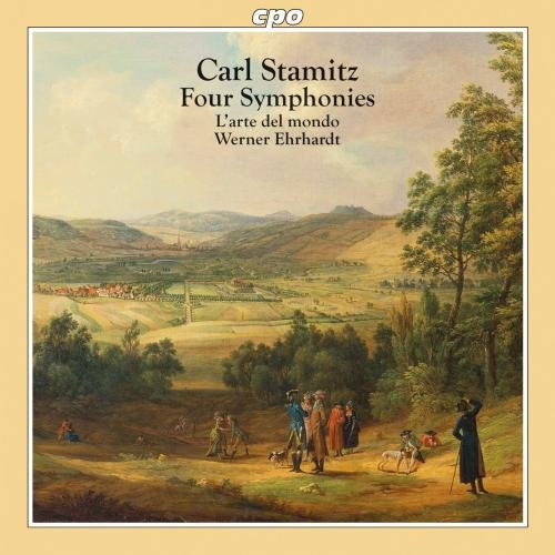 A CD cover featuring a 18th-century landscape painting with people and text overlay.