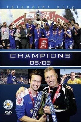 DVD cover for Leicester City's 08/09 Champions season review.
