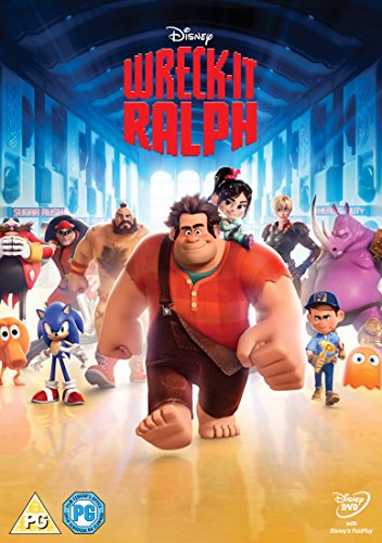 Wreck-It Ralph DVD cover featuring the large, muscular character Ralph.