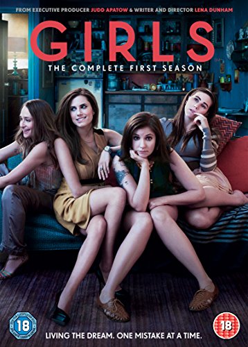 DVD cover for "Girls" Season 1, featuring four young women on a couch.