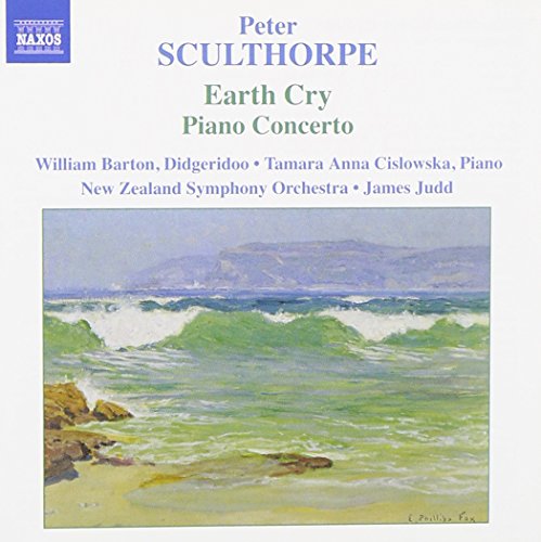 "Album cover featuring a watercolor painting of ocean waves and a rocky shoreline."