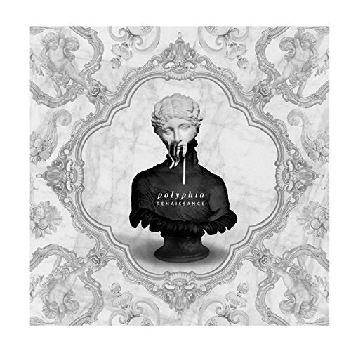 Black and white album cover featuring a broken classical bust.