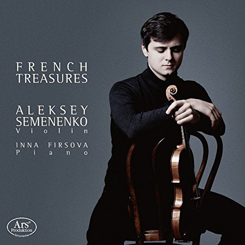 CD cover: violinist Aleksey Semenenko holding a violin, dark background.