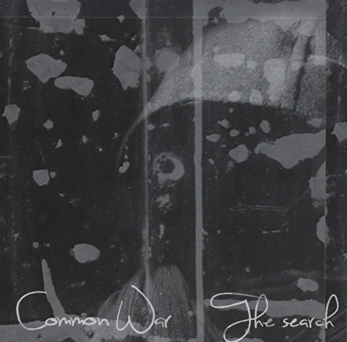 CD cover for "Common War - The Search" with abstract, dark imagery.