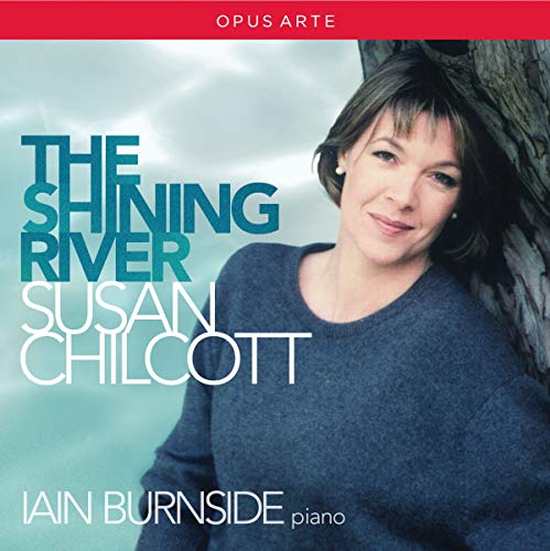 CD cover featuring portrait of Susan Chilcott with blue and white background.