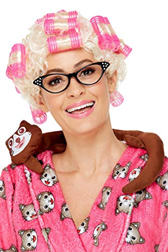 Smiffys Roller Granny Wig