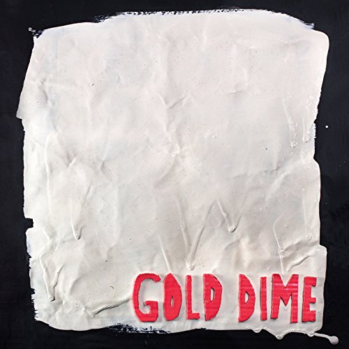 CD cover for Gold Dime’s “Nerves” with red, textured lettering.