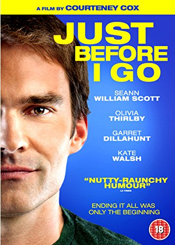 "Blue DVD cover featuring a man's face with yellow and white text."