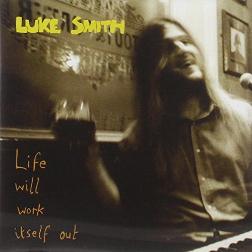 Album cover with a man holding a glass, sepia-toned image, artist and title text.