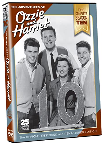 DVD cover for "The Adventures of Ozzie & Harriet" Season Ten.