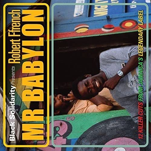 CD cover for “Mr Babylon” by Ffrench Robert, featuring two men.
