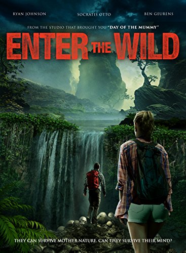 DVD cover for "Enter The Wild" showing hikers before a waterfall.
