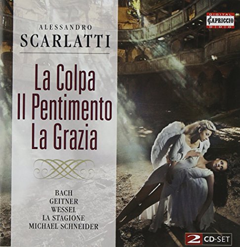 CD cover for Scarlatti’s “Passione Di Cristo” featuring religious imagery.