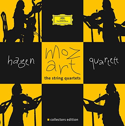 CD cover: Silhouettes of musicians playing string instruments on yellow background.