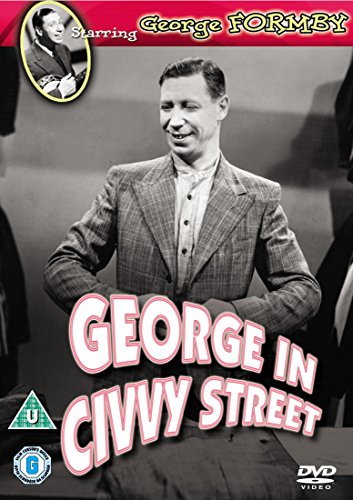DVD cover featuring a black and white image of George Formby in a suit.