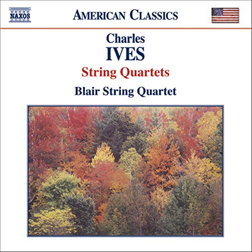 CD cover for Ives’ String Quartets by the Blair String Quartet.