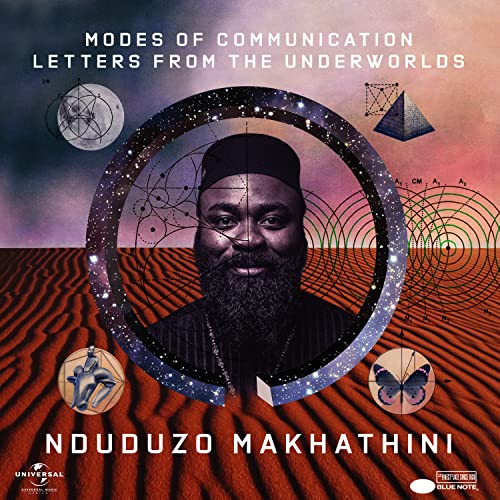 CD cover featuring a portrait of Nduduzo Makhathini with celestial imagery.