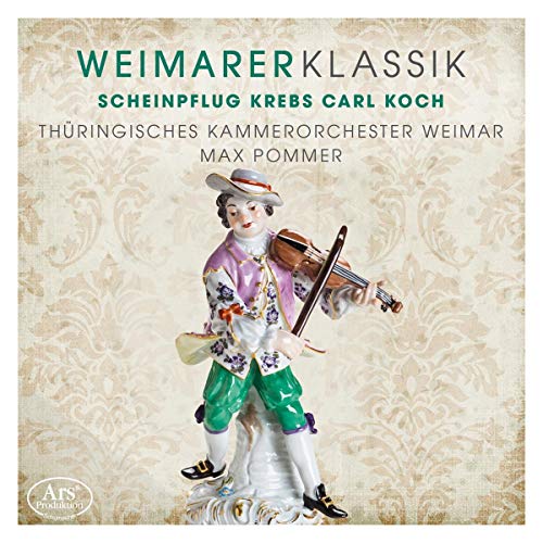 "CD cover featuring a porcelain figurine of a man playing the violin."