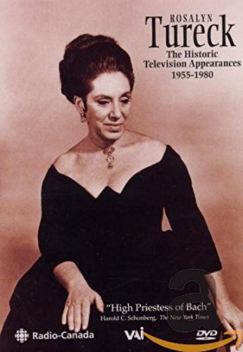 DVD cover featuring pianist Rosalyn Tureck in a black dress.